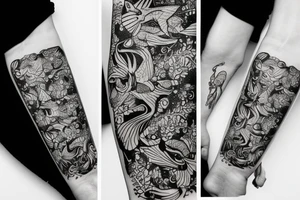 Gold fish tattoo idea