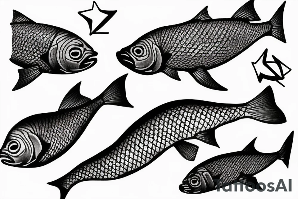 Gold fish tattoo idea