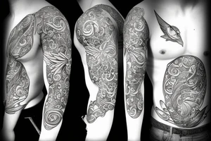 Friendly gold fish tattoo idea