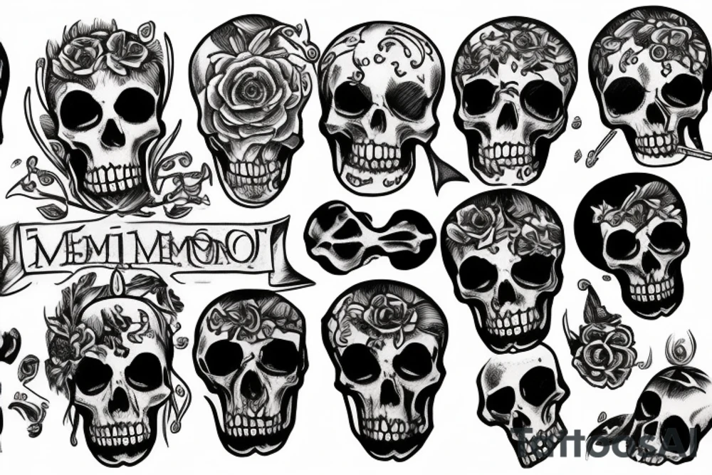 Memento Mori tattoo idea