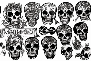 Memento Mori tattoo idea