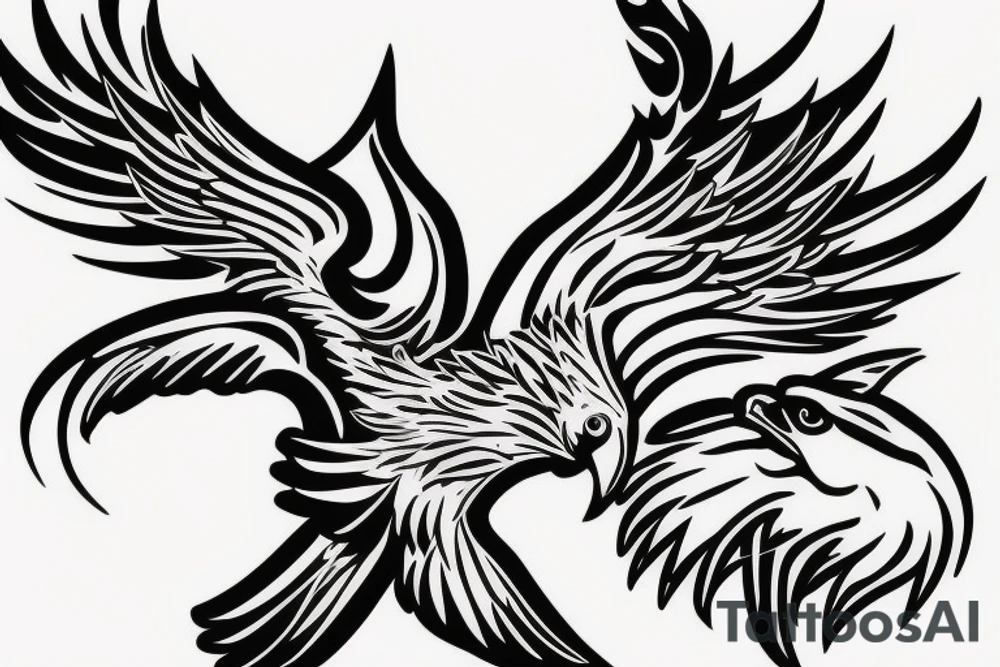 Wedge tailed eagle tattoo idea