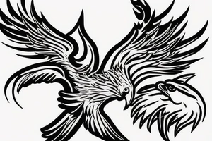 Wedge tailed eagle tattoo idea