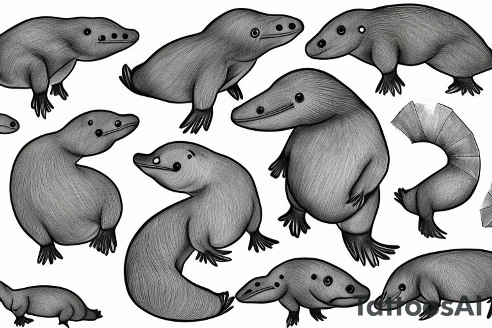 Platypus tattoo idea