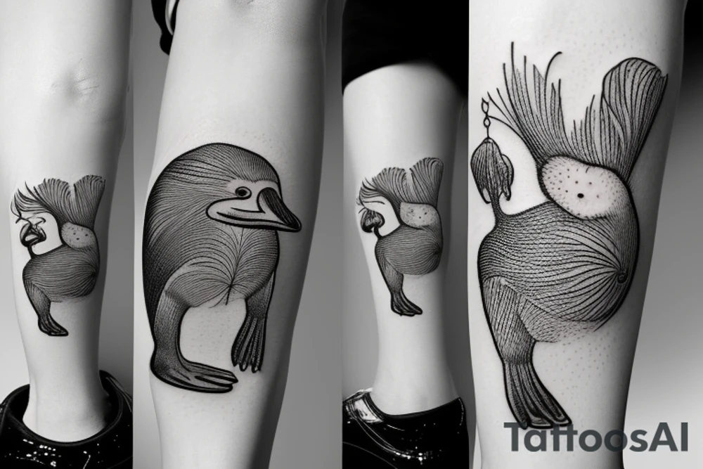 Platypus tattoo idea