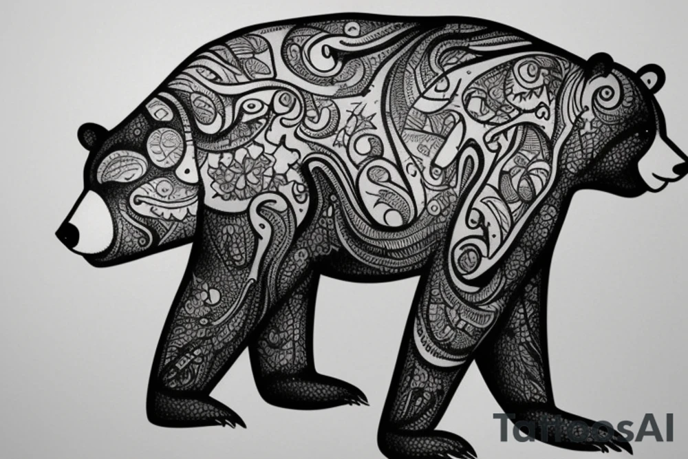 Kola bear tattoo idea