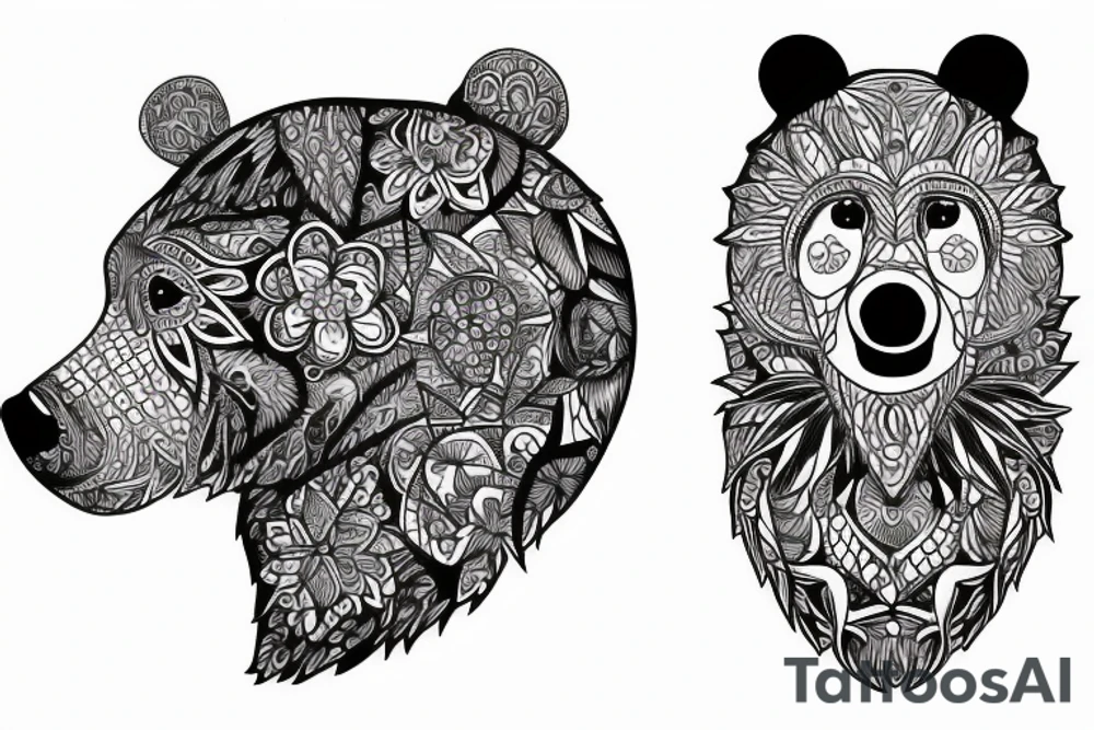 Kola bear tattoo idea