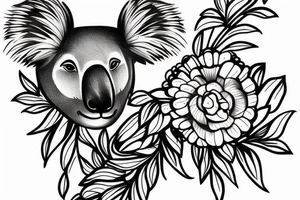 Koala tattoo idea