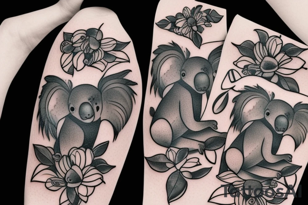 Koala tattoo idea