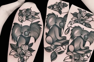 Koala tattoo idea