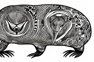 Wombat tattoo idea