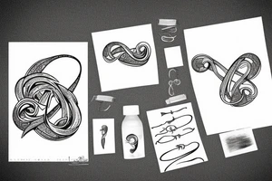 N and infinity tattoo idea