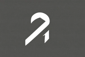 Letter N with arrow and infinity simbol tattoo idea