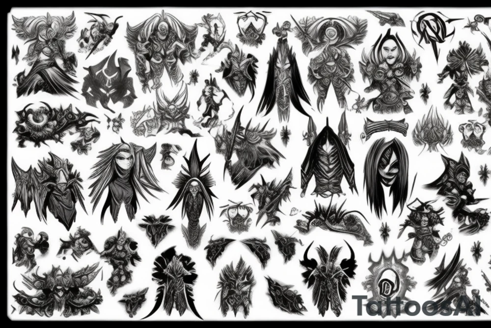 world of warcraft tattoo idea