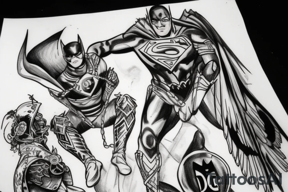 DC Comics Knightwing tattoo idea