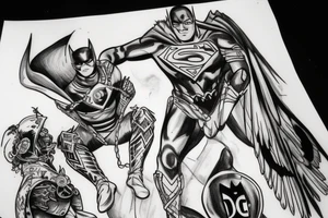 DC Comics Knightwing tattoo idea