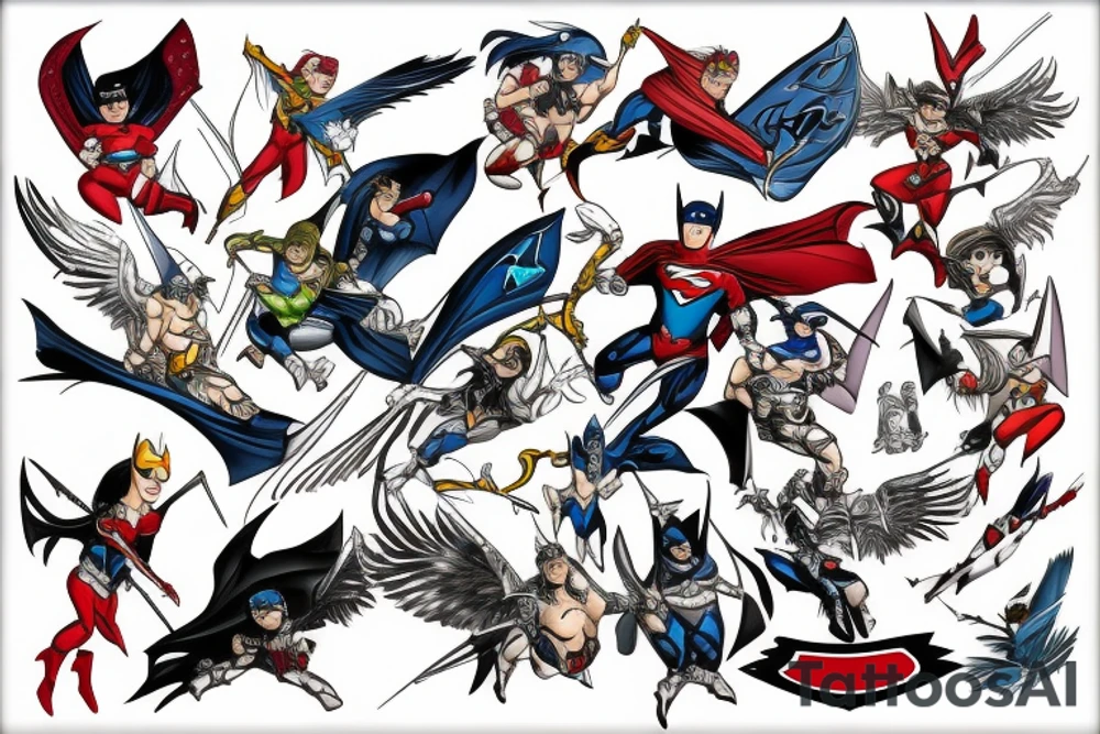 DC Comics Knightwing tattoo idea
