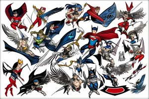 DC Comics Knightwing tattoo idea