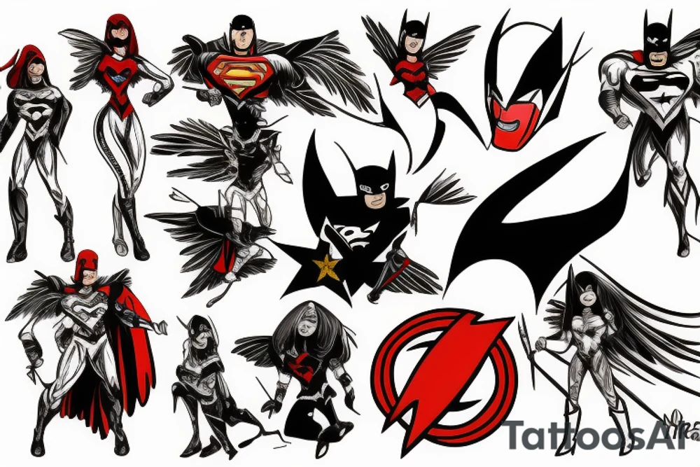DC Comics Knightwing tattoo idea