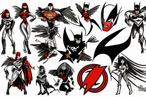 DC Comics Knightwing tattoo idea