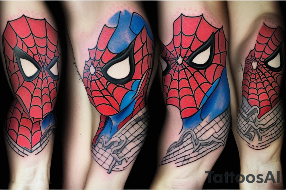 Spiderman tattoo idea