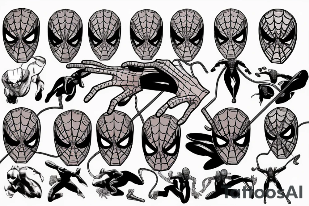 Spiderman tattoo idea