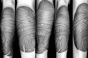 African leg sleeve tattoo design tattoo idea