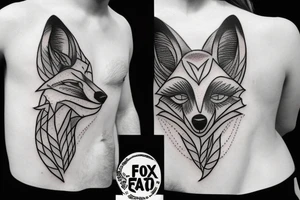 fox  full body tattoo idea