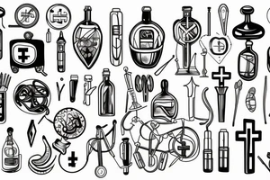 Medical healthcare tattoo idea