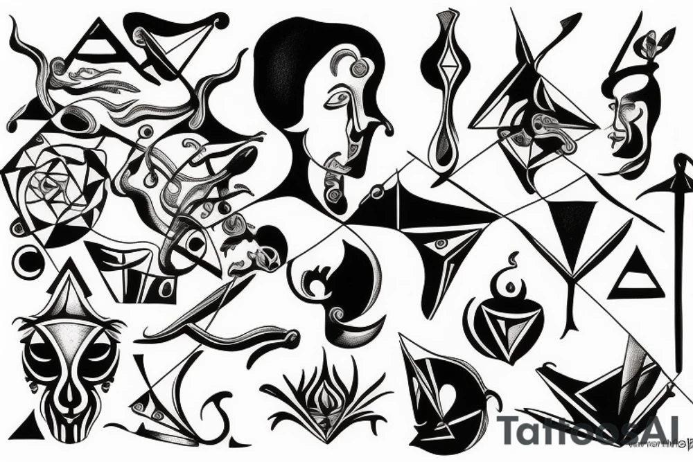 Salvador dali tattoo idea