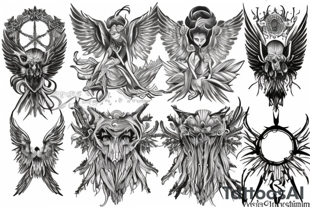 Metatron arcangel tattoo idea