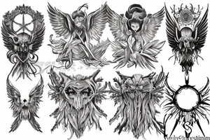 Metatron arcangel tattoo idea