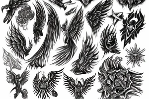 Metatron arcangel tattoo idea
