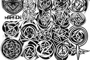 Metatron cube symbol tattoo idea