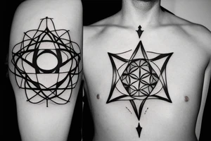Metatron cube symbol tattoo idea