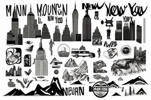 Mountain
I L
New York City tattoo idea
