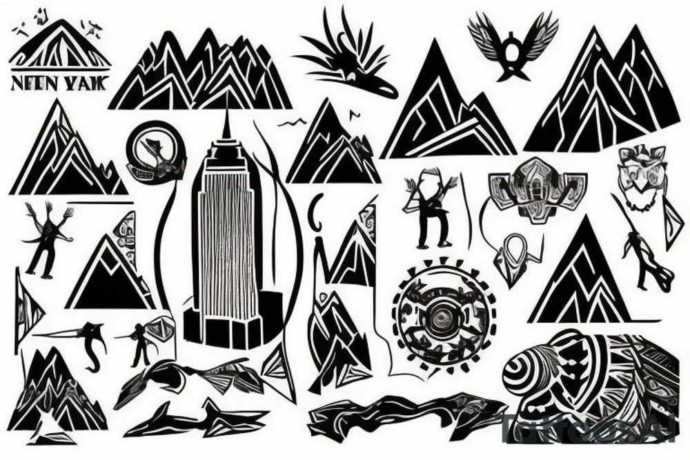 Mountain
I L
New York City tattoo idea