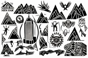 Mountain
I L
New York City tattoo idea