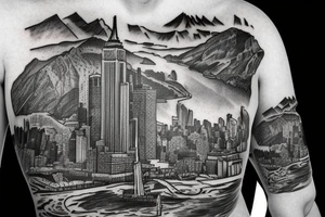 Mountain
Letter I and L
New York City tattoo idea
