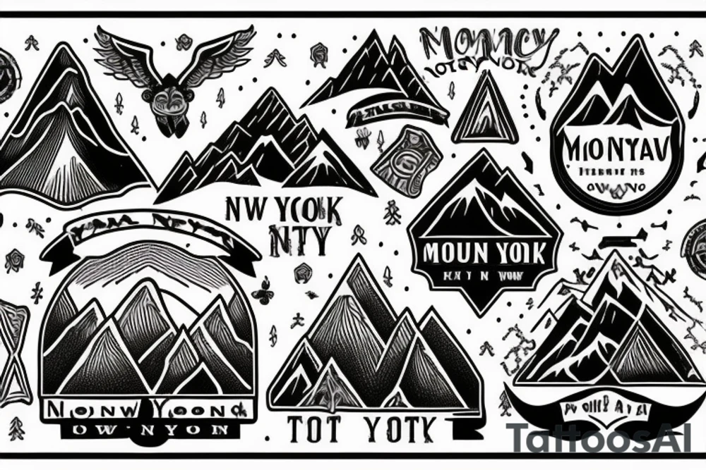 Mountain
New York City tattoo idea