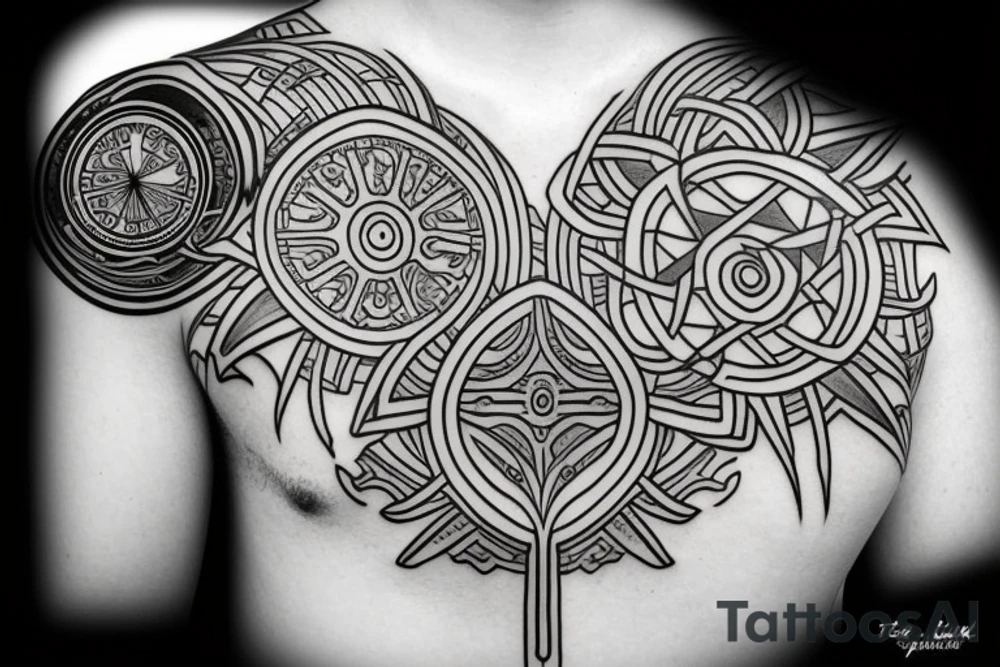 three circles tattoo idea