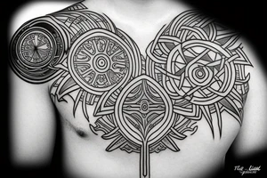 three circles tattoo idea