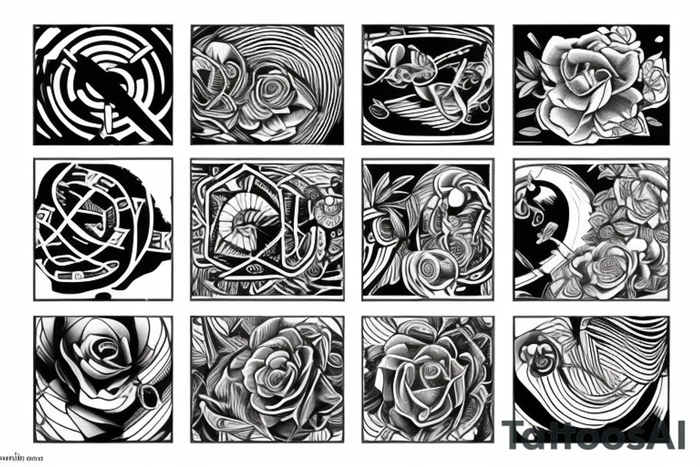 three separate circles connected by three lines tattoo idea three separate circles connected by three lines tattoo idea