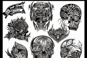 J’aimerai un tatouage avec des montagnes et les initiales de mes enfants IL tattoo idea