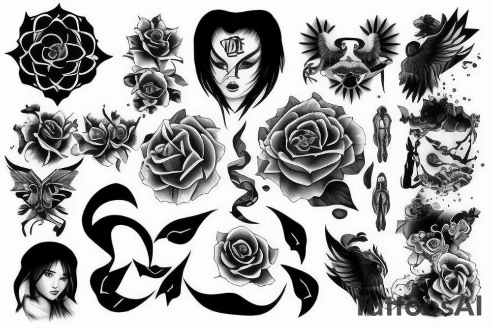 Ting yang symbol tattoo idea
