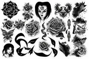 Ting yang symbol tattoo idea