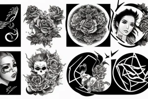 Ting yang symbol tattoo idea
