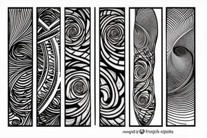a small fibonacci spiral. tattoo idea