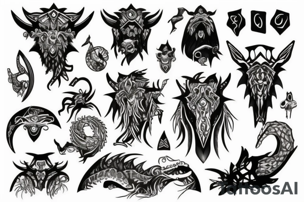 muestrame diseños de un trisquel de los druidas tattoo idea