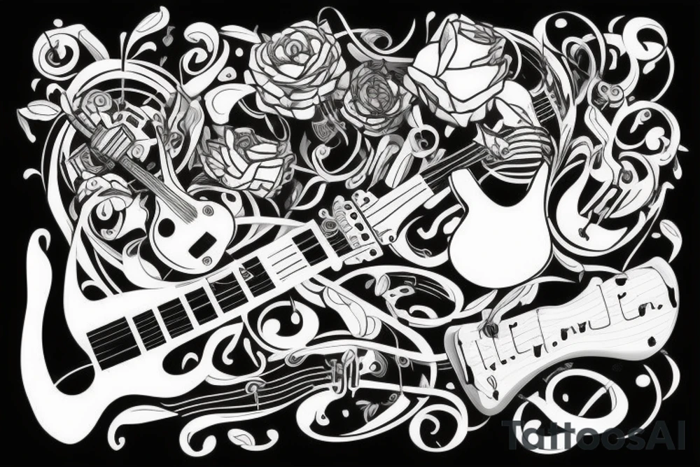 Music tattoo idea